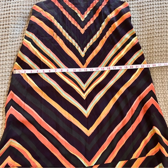 Anthropologie Runi Chevron Midi Dress Size Small - Picture 12 of 16
